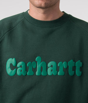 Bubbles-Sweatshirt-Green-Carhartt-WIP-EQVVS-Detail