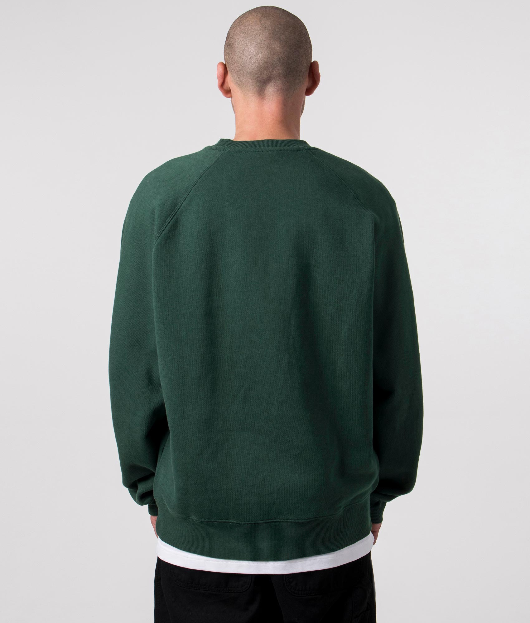 Bubbles-Sweatshirt-Green-Carhartt-WIP-EQVVS-Reverse