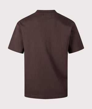 Le T-Shirt Slogan Classique in Dark Green | 100% Cotton | Drôle de Monsieur | EQVVS | Back shot 