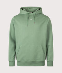 Relaxed Fit Le Hoodie Slogan Classique: WG Water Green 