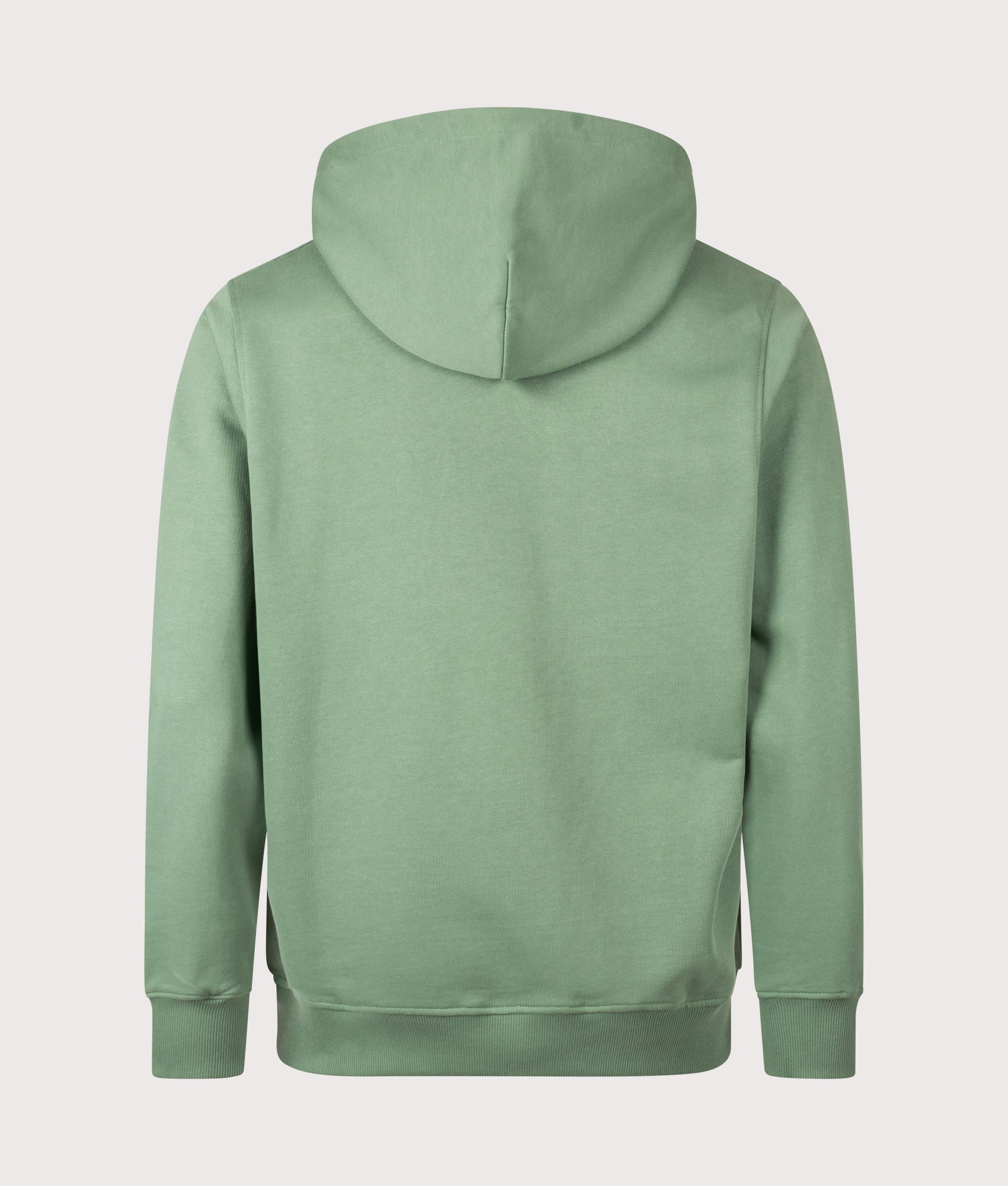 Relaxed Fit Le Hoodie Slogan Classique in Water Green | 100% Cotton | Drôle de Monsieur | EQVVS | Back shot 