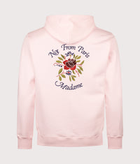 Slogan Rose Hoodie: LPI Light Pink 