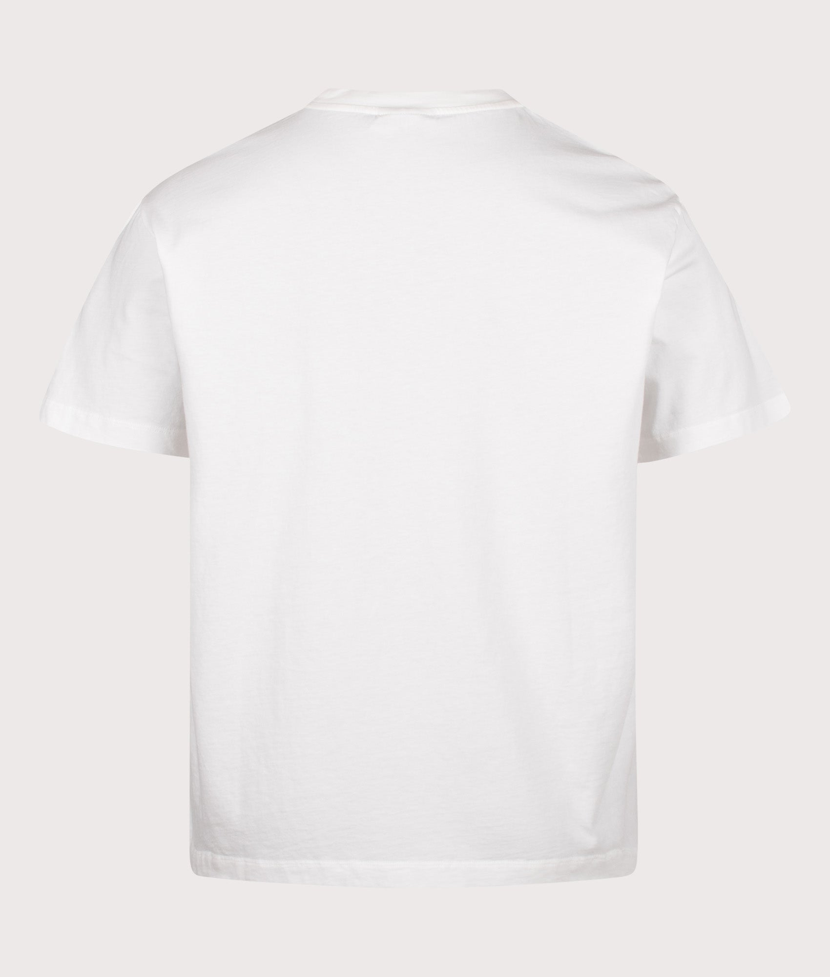 Drôle de Monsieur Relaxed Fit Drôle Belissima T-shirt in Off White at EQVVS Menswear. Back shot.