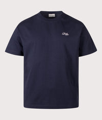 Relaxed Fit Drôle Belissima T-shirt: NY Navy 