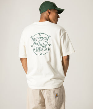 Le T-Shirt Slogan Tresses. Shot by EQVVS. Back print model shot.