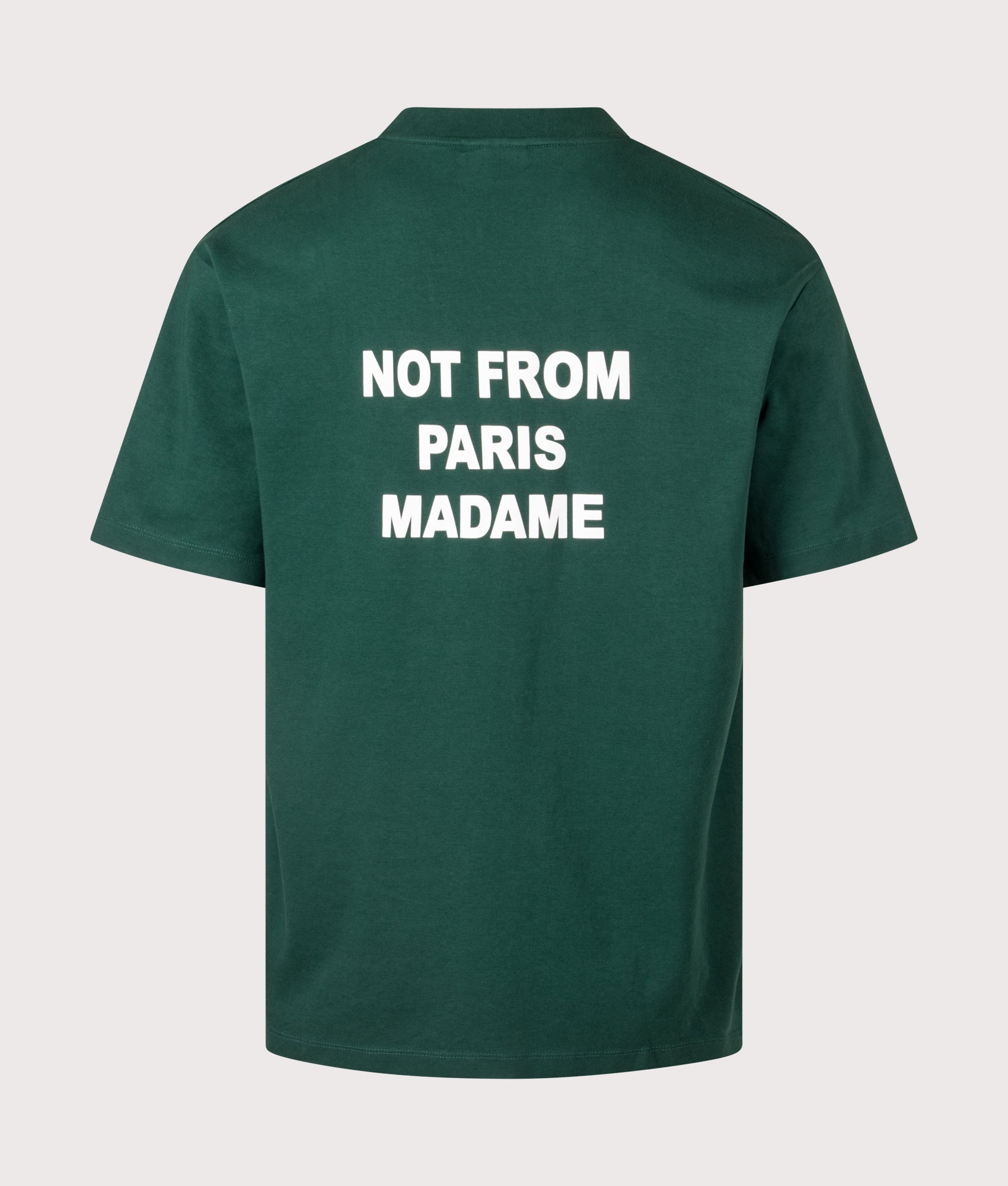 Le T-Shirt Slogan. Shot by EQVVS. Back print shot.