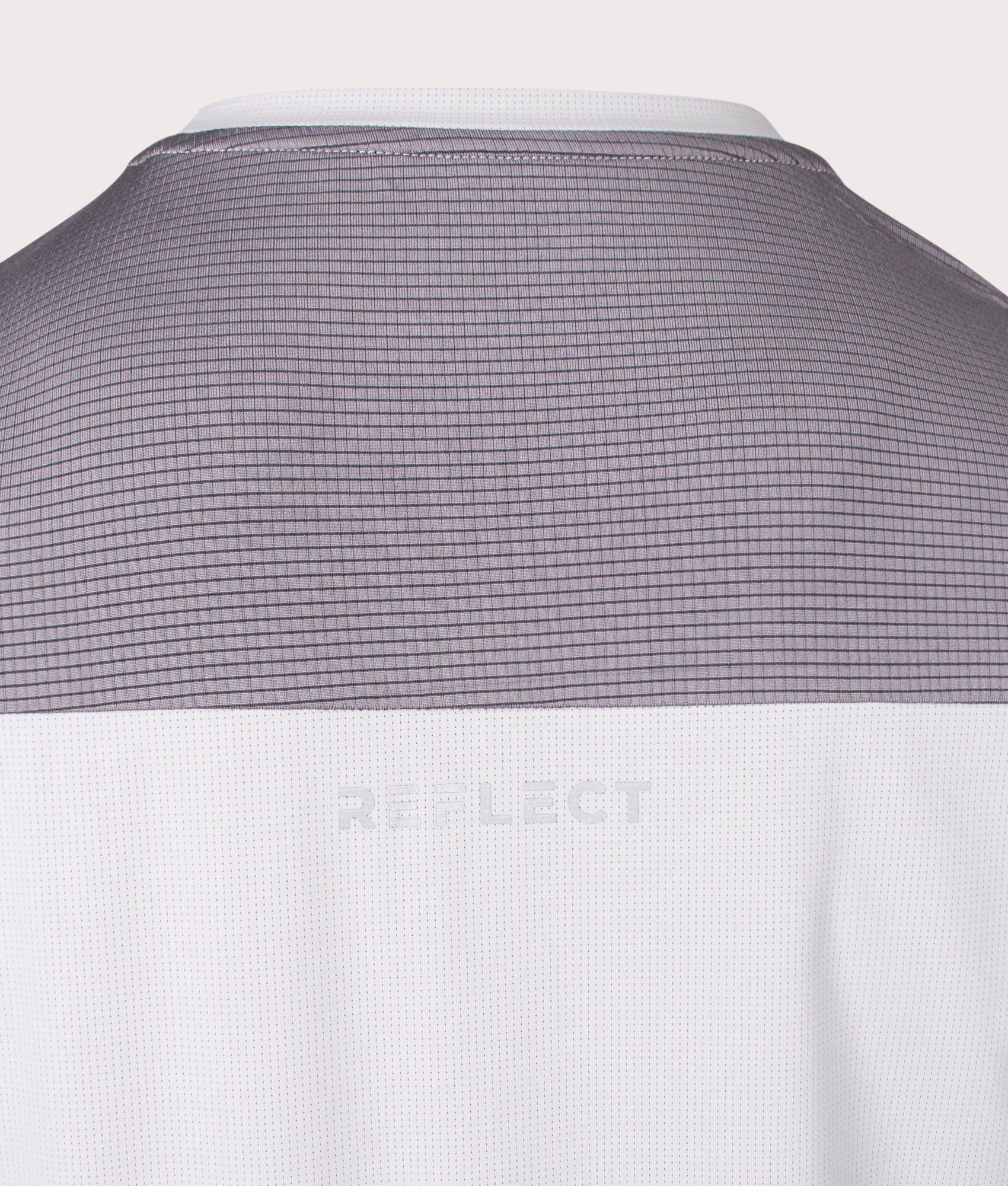 Freedom 3.0 T-Shirt in Grey | Technical Fabric | REFLECT | EQVVS | Back detail shot 