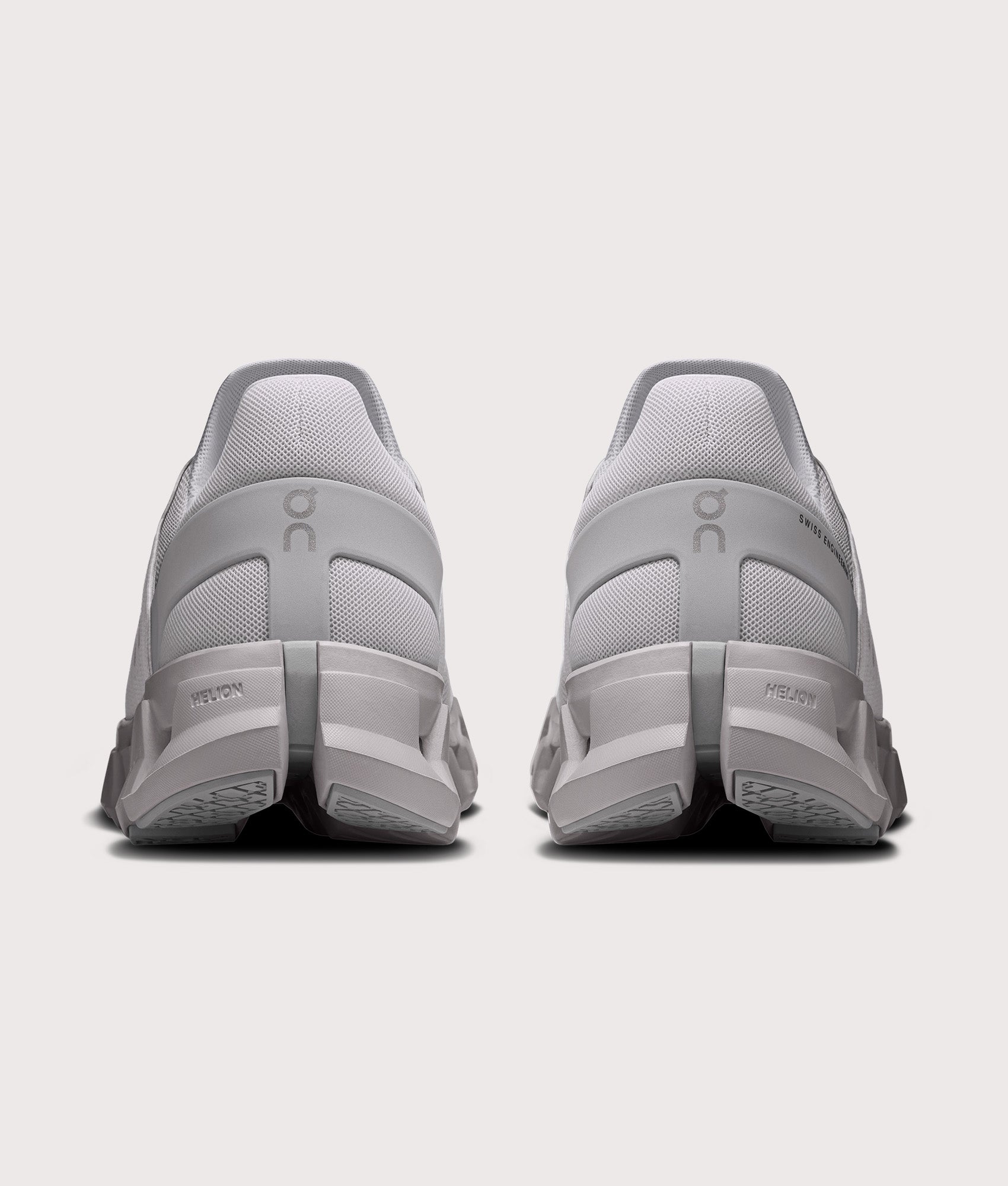 On Cloudswift 4 AD Sneakers in Wolf at EQVVS Menswear. Back shot.