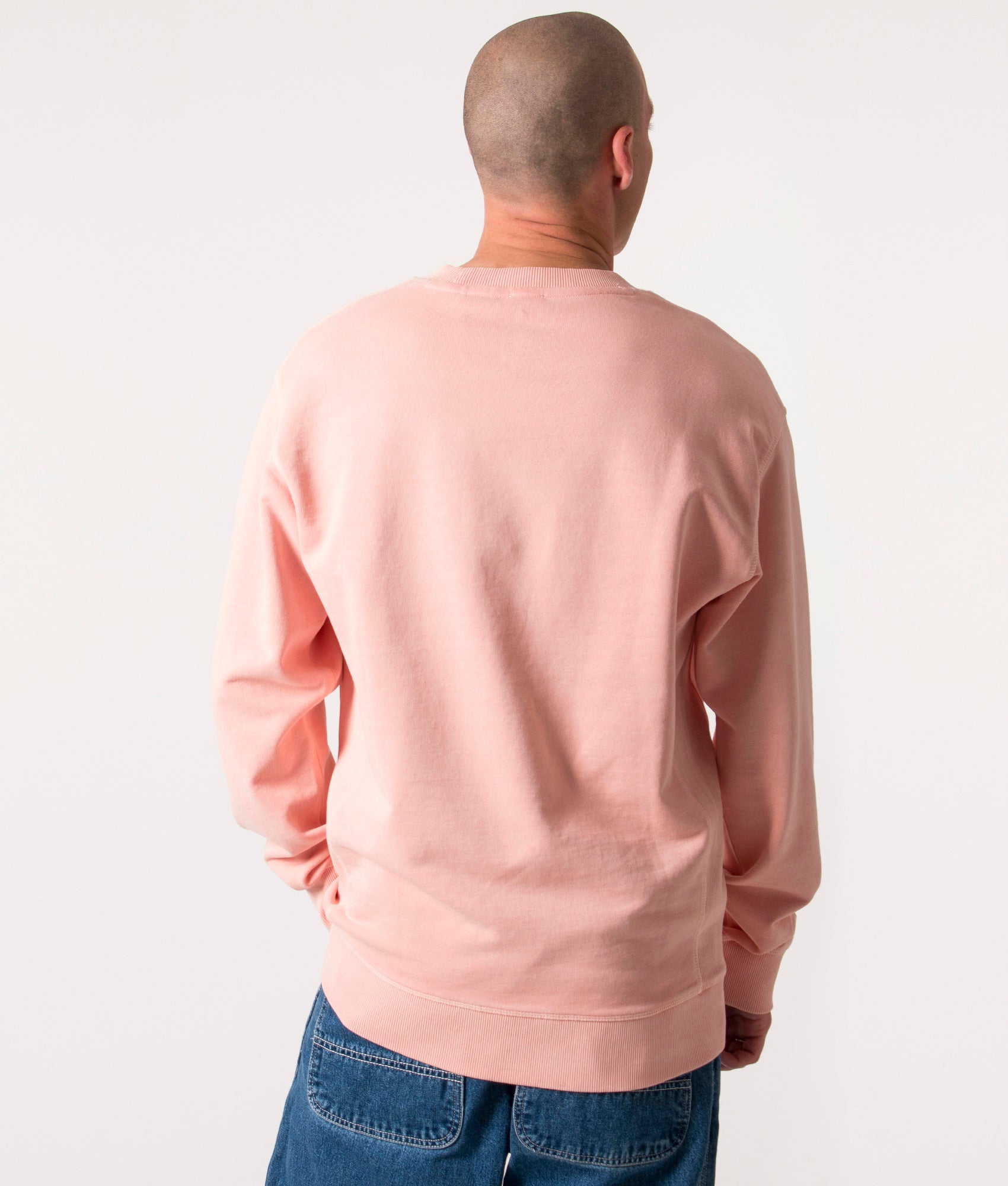 Relaxed-Fit-Garment-Dyed-Wefade-Sweatshirt-Light/Pastel-Red-BOSS-EQVVS 