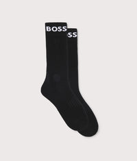 2 Pack Sport Socks: 001 Black 