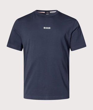 Relaxed Fit T-Chup T-Shirt in 404 Dark Blue, BOSS, EQVVS, Front Mannequin Shot