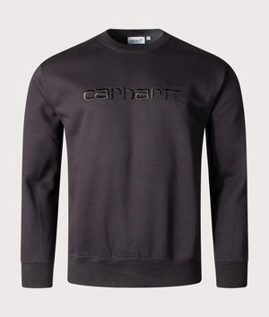 Big-Logo-Sweatshirt-Black/Black-Carhartt-WIP-EQVVS 