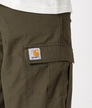 Cypress Aviation Shorts by Carhartt WIP at EQVVS. Detail shot