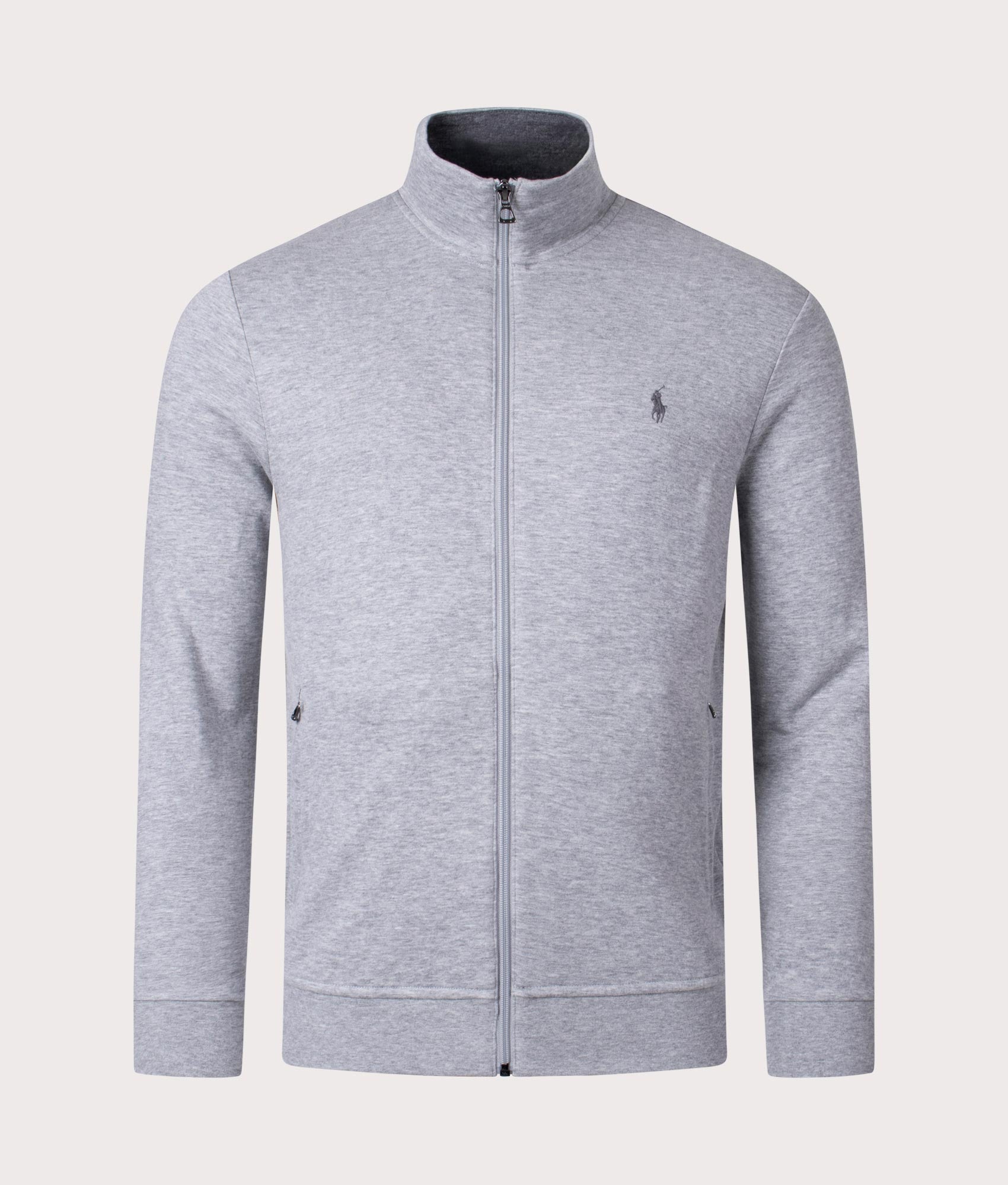 Luxury-Jersey-Track-Top-Grey-Polo-Ralph-Lauren-EQVVS0Front