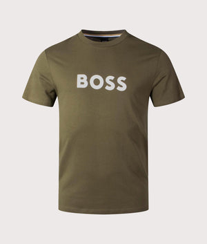 Relaxed-Fit-RN-T-Shirt-Dark-Green-BOSS-EQVVS