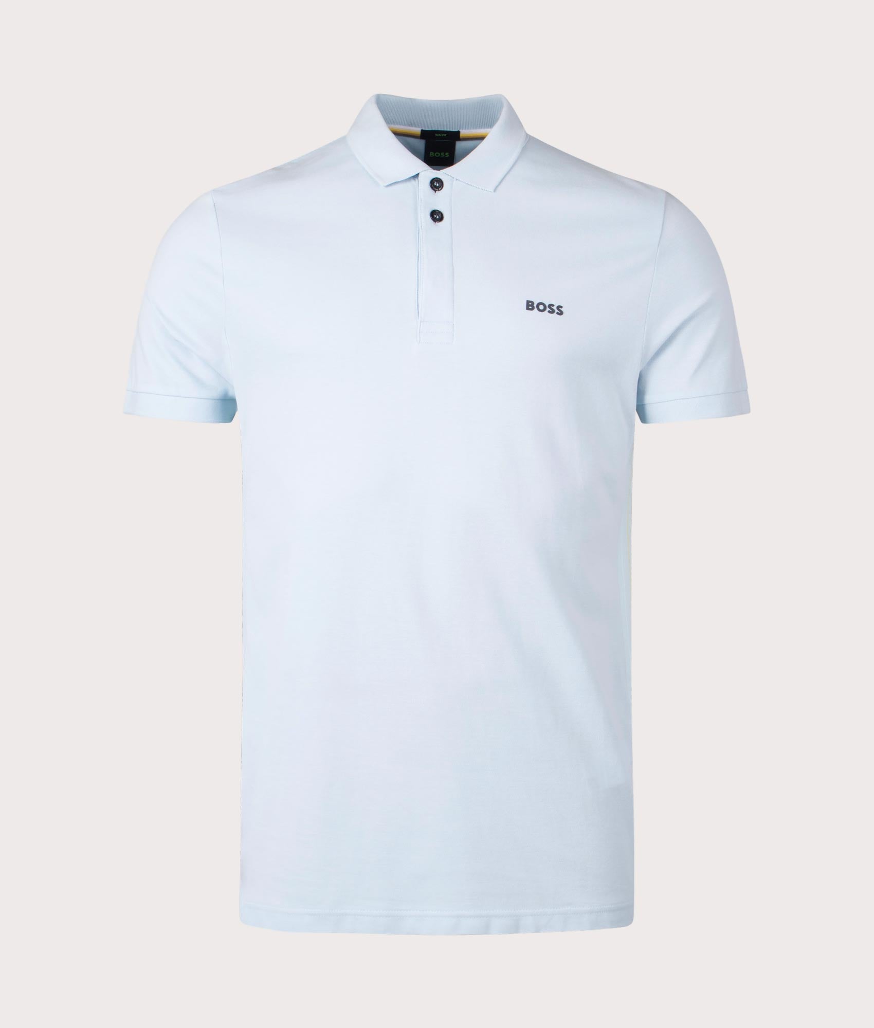 Slim Fit Paule Polo Shirt | 453 Light/Pastel Blue | BOSS | EQVVS