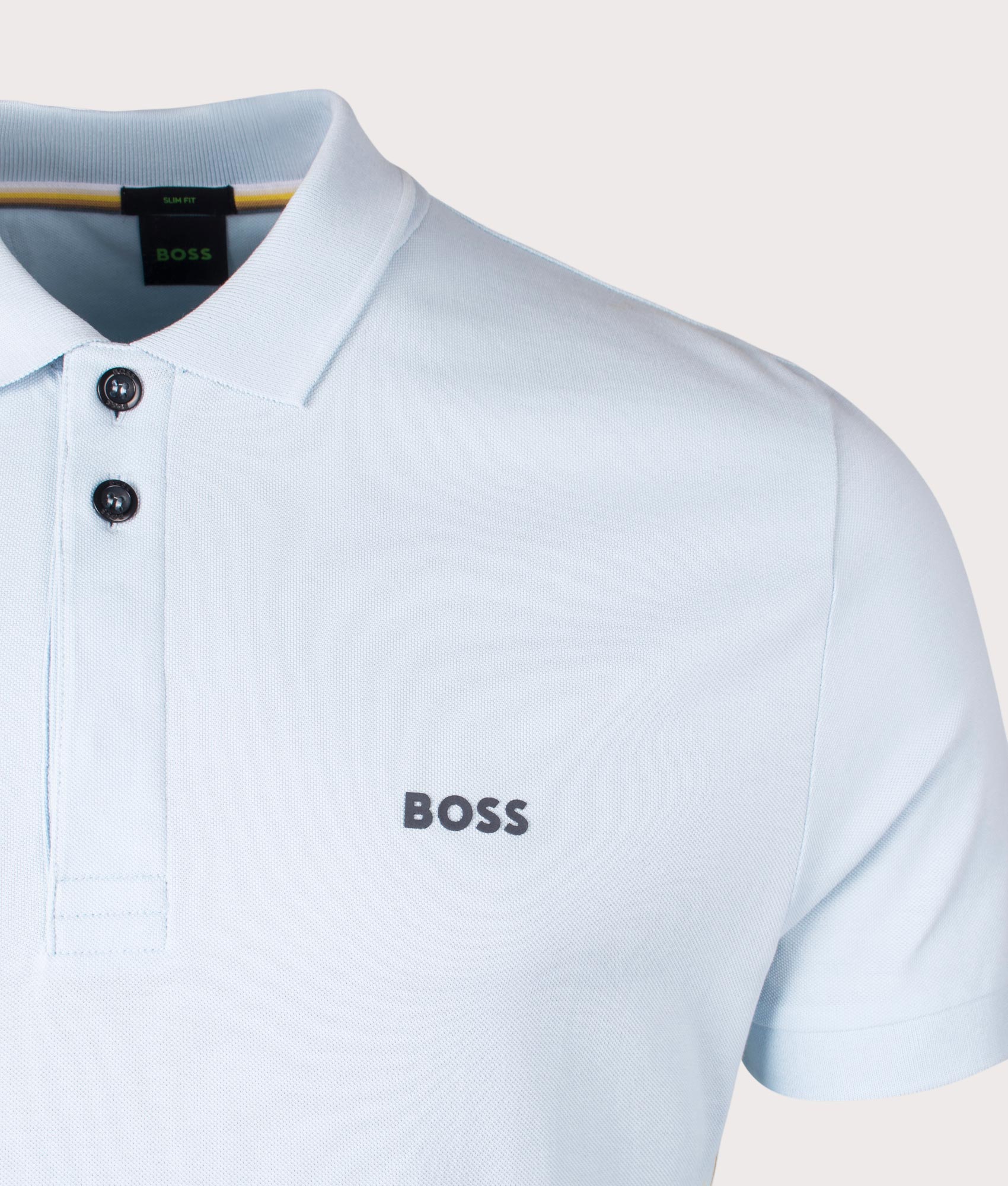 Slim Fit Paule Polo Shirt | 453 Light/Pastel Blue | BOSS | EQVVS