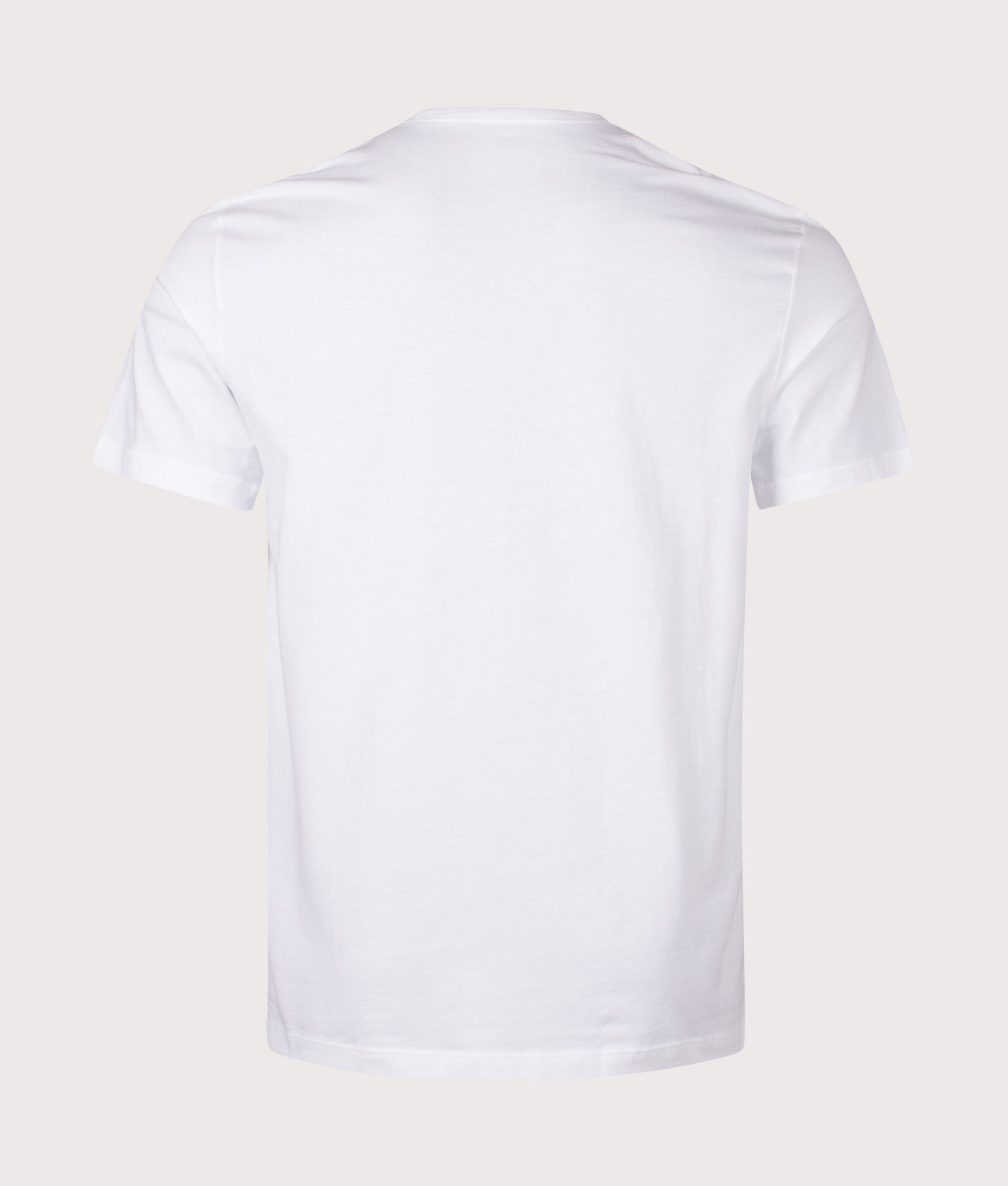 BOSS 2 Pack RN T-Shirts in White. Shot at EQVVS.  Back shot. 