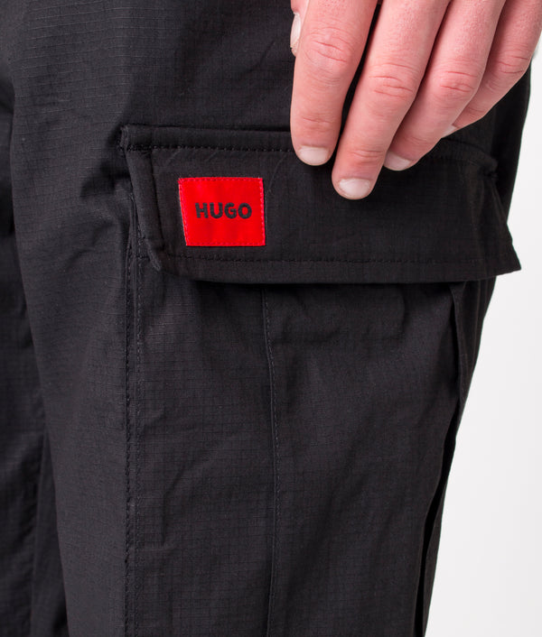 Regular Fit Garlo232 Cargos Black | HUGO | EQVVS