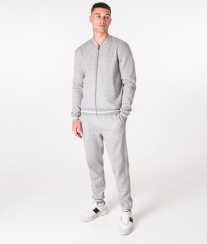 Zip-Through-Contemp-College-J-Sweatshirt-Medium-Grey-BOSS-EQVVS