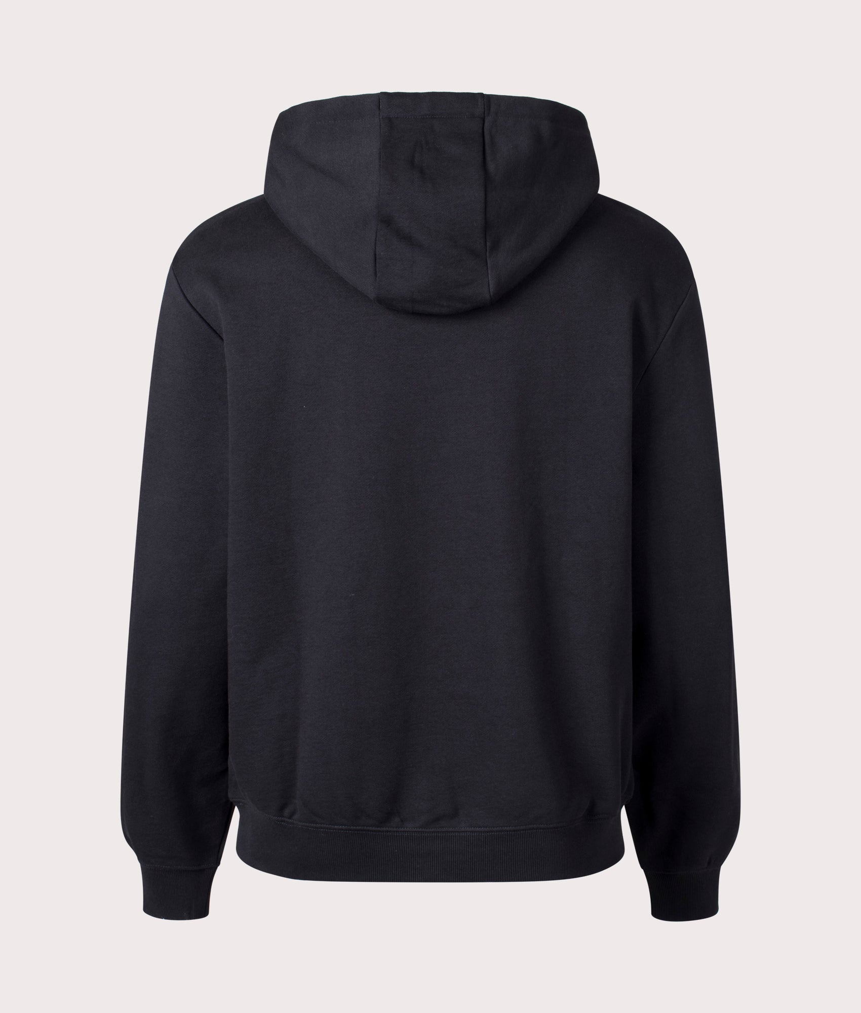 Relaxed Fit Dapo Hoodie - Black - HUGO - EQVVS