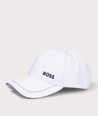 Cap 1 Logo Cap: 100 White 