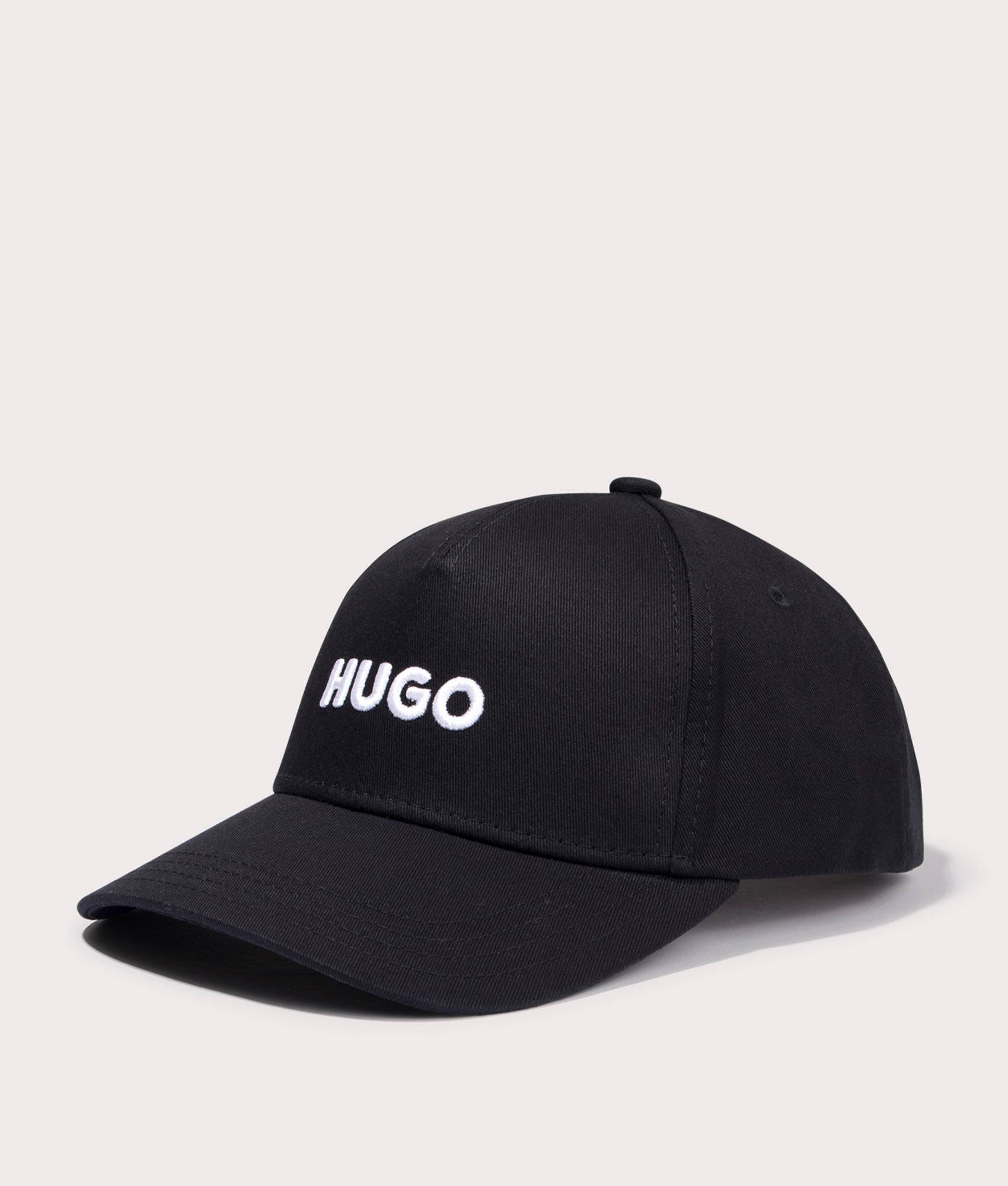 HUGO Jude BL Cap in Black Angle Shot EQVVS