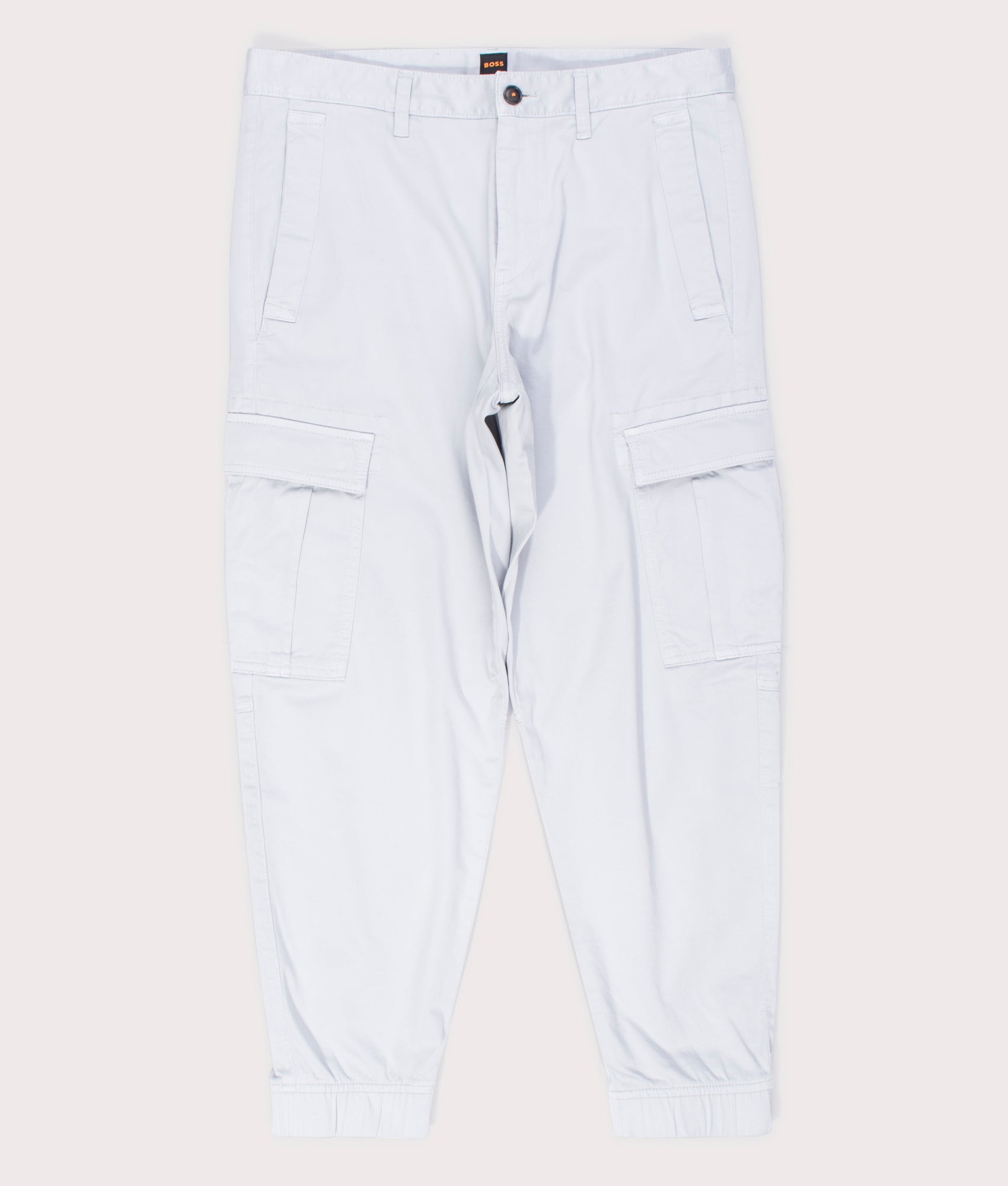 Regular-Fit-Sisla-4-Stretch-Cotton-Cargos-Light/Pastel-Grey-BOSS-EQVVS