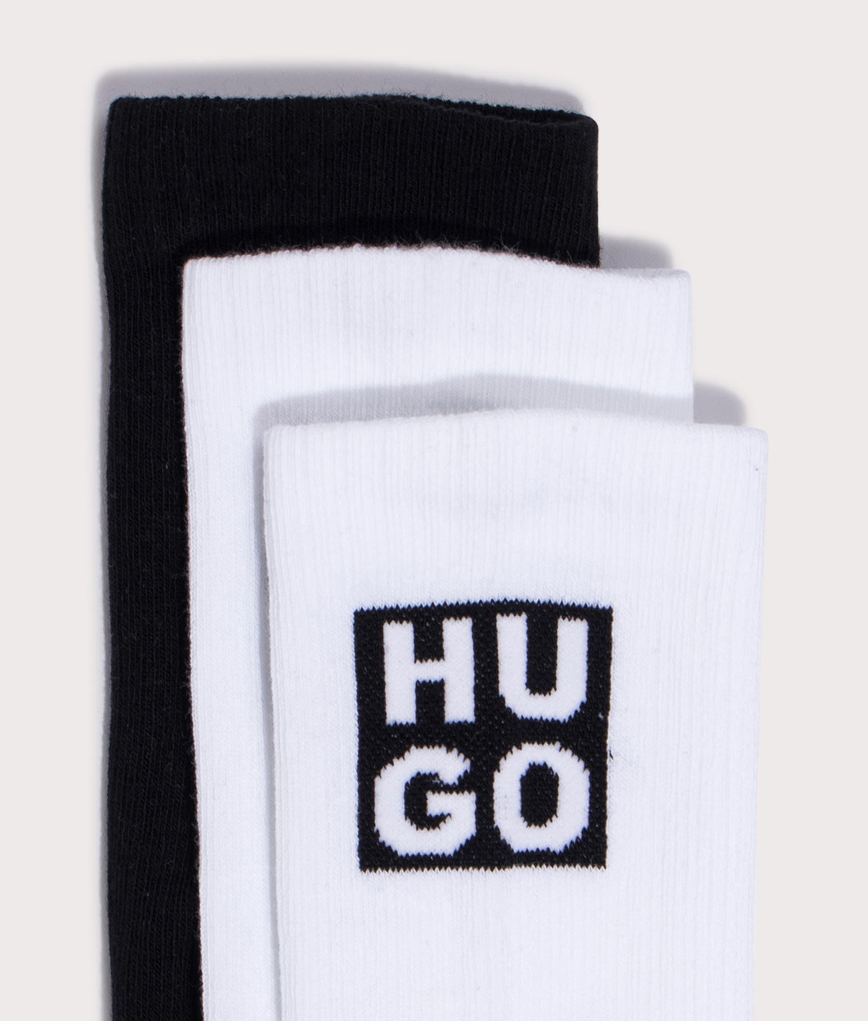 Three-Pack-of-Regular-Length-Rib-Logo-Socks-Open-Miscellaneous-HUGO-EQVVS