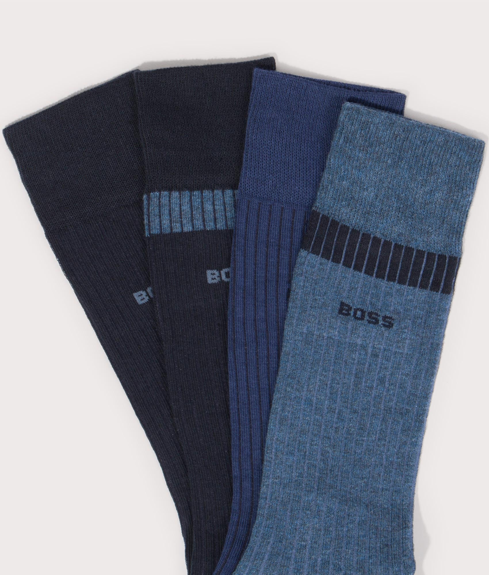 4P Ribbed Sock Giftset | BOSS | EQVVS
