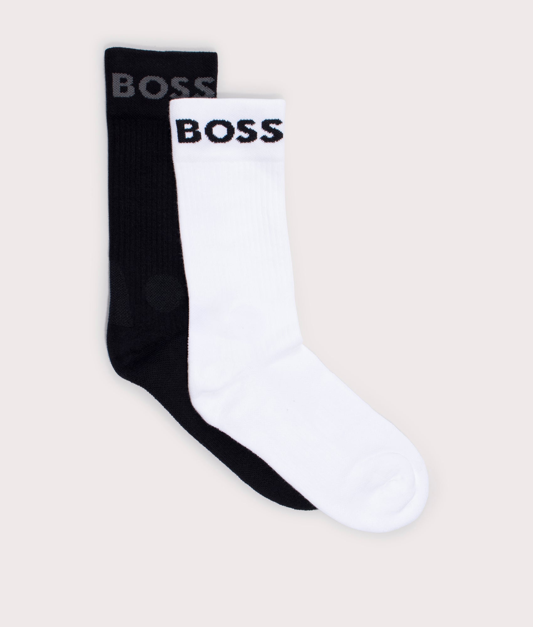 BOSS 2p Rs Sport Col Cc - Calzini Sportivi Uomo Con Logo E Suole Imbottite, Confezione Da 2 Paia