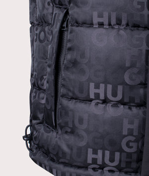 Baltino Gilet - HUGO - BLack -EQVVS - Detail
