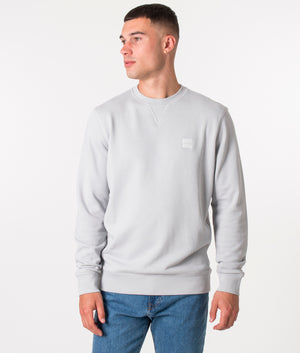 Relaxed-Fit-Westart-Sweatshirt-Light/Pastel-Grey-BOSS-EQVVS
