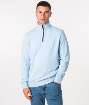 Quarter-Zip-Zetrust-Sweatshirt-Open-Blue-BOSS-EQVVS