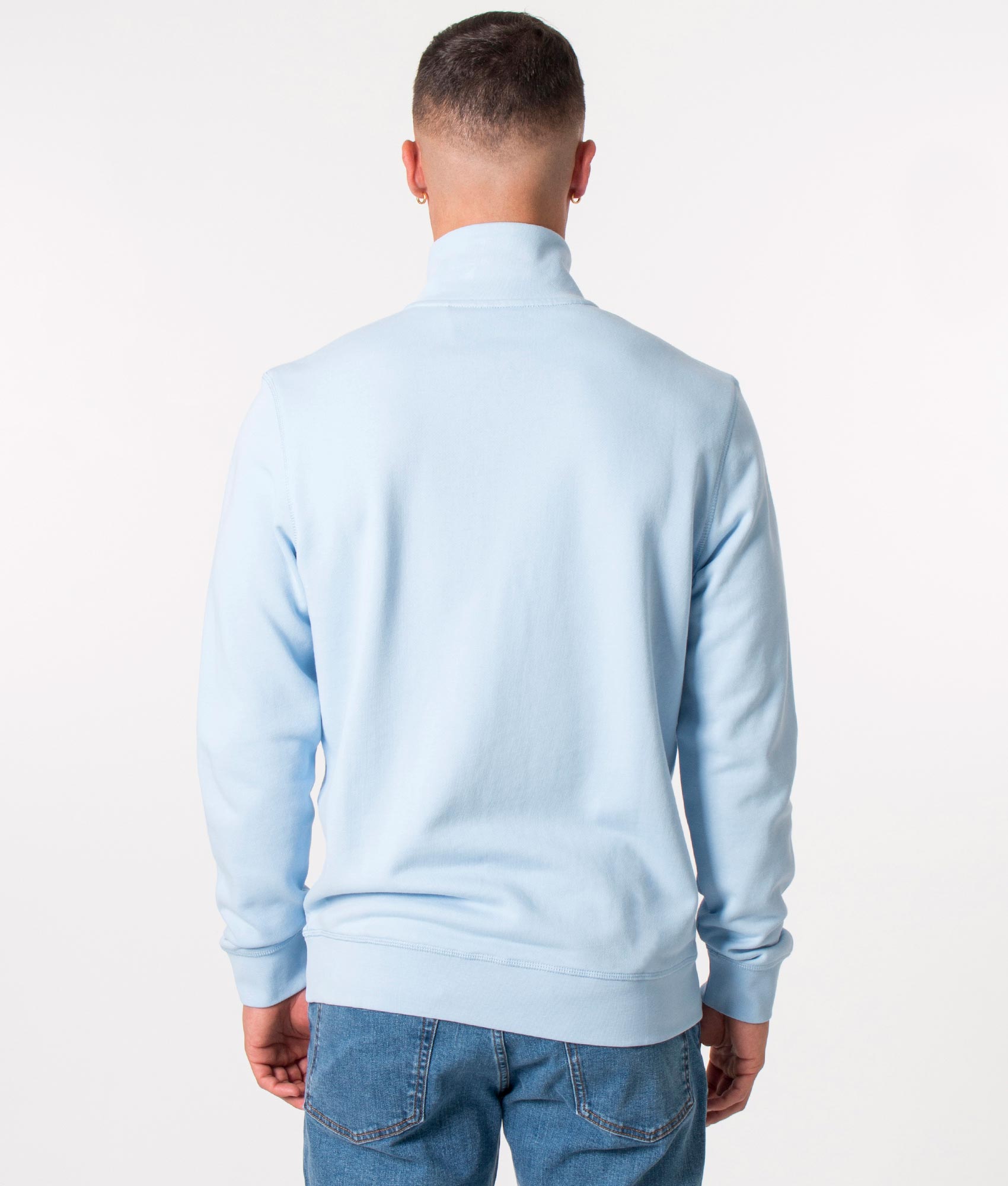 Quarter-Zip-Zetrust-Sweatshirt-Open-Blue-BOSS-EQVVS