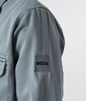 BOSS - Lovelock Overshirt - Open Green -EQVVS