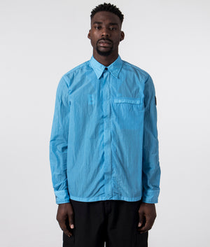 Laio-Crinkled-Overshirt-Open-Blue-BOSS-EQVVS-Front-Image