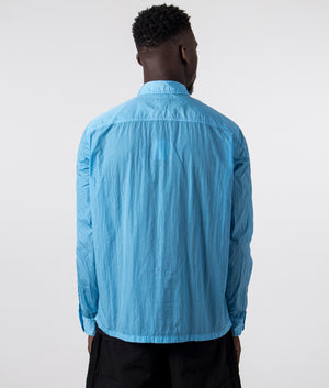 Laio-Crinkled-Overshirt-Open-Blue-BOSS-EQVVS-Back-Image