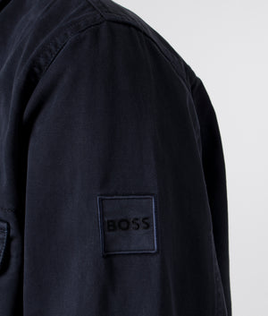 BOSS - Lovelock overshirt - Navy Blue - EQVVS