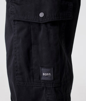 Regular Fit Sisla 5 Cargo Pants in Black | BOSS | EQVVS