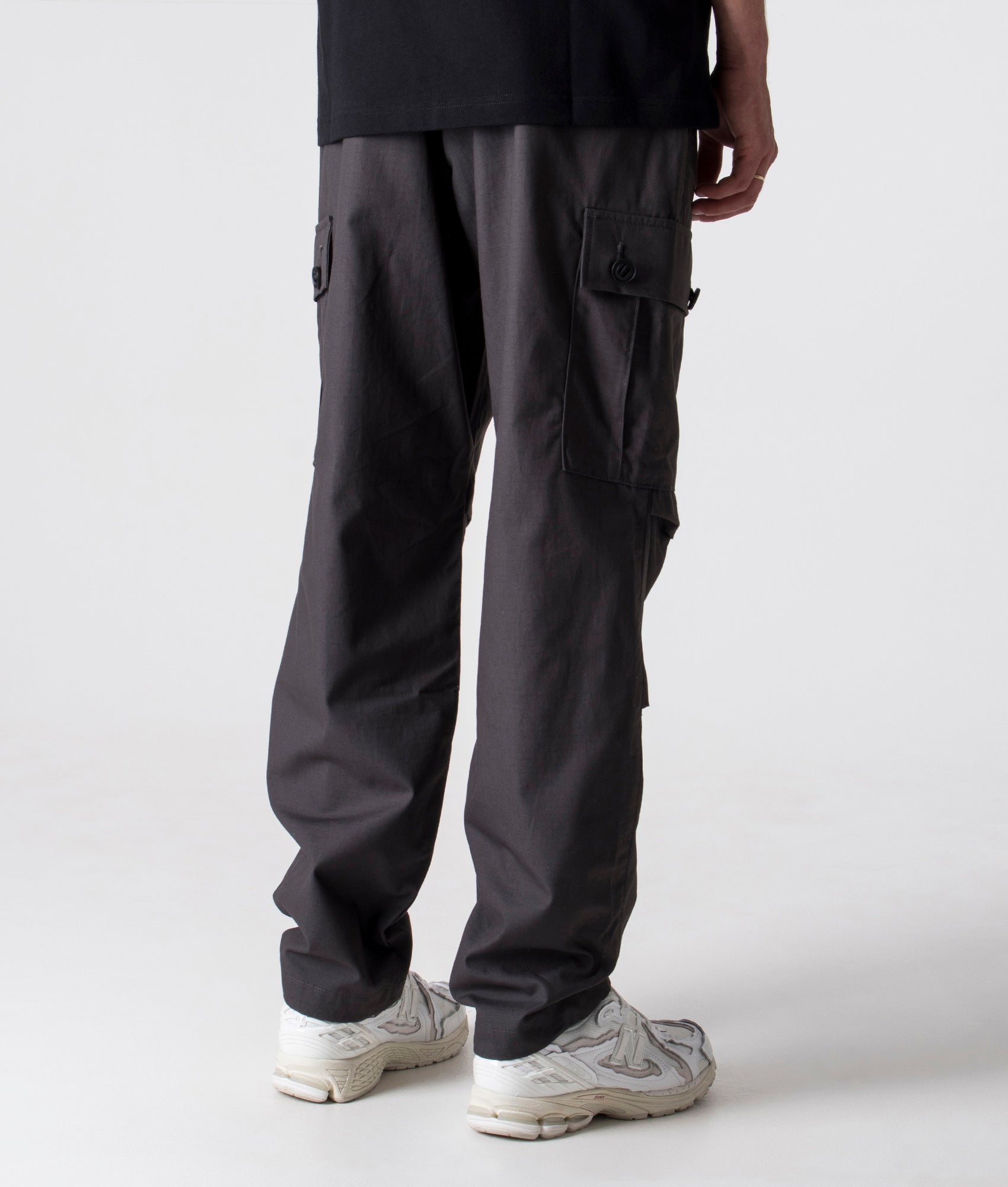 Garlo233 Cargo Pants, Grey, HUGO, EQVVS Back