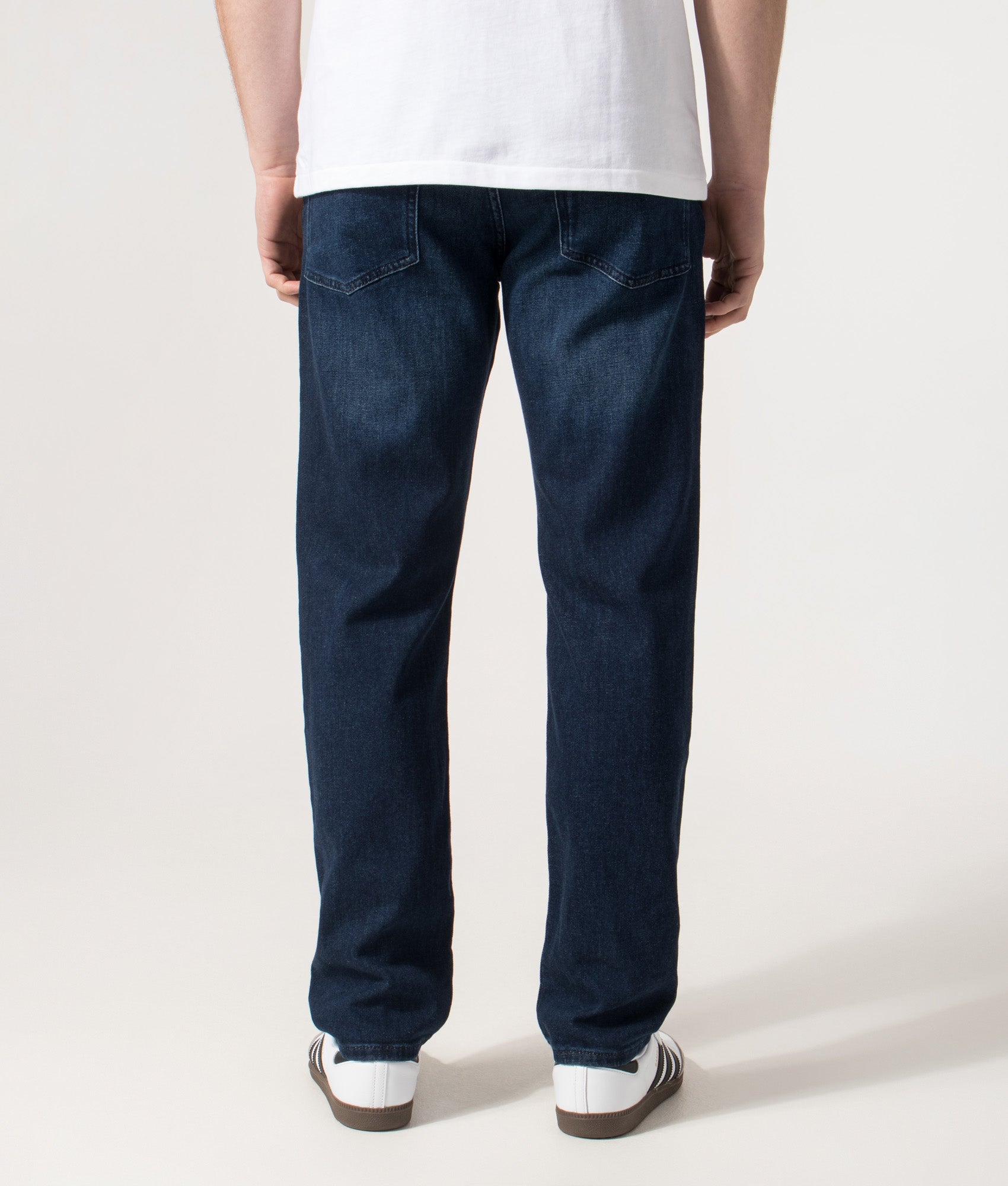 Regular Fit Maine BC-C Jeans in Black | EQVVS | Back model shot 