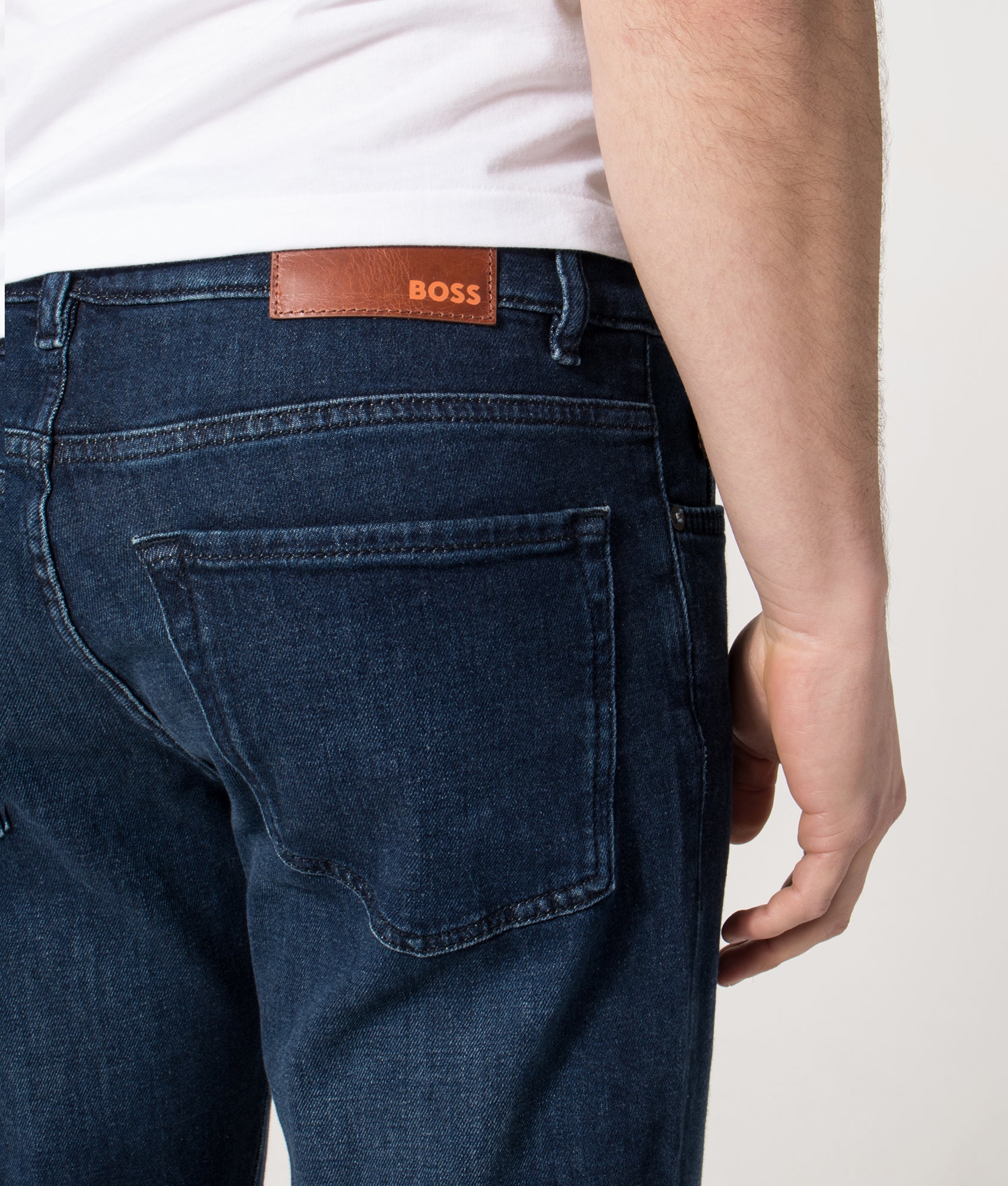 Regular Fit Maine BC-C Jeans in Black | EQVVS | Back detail model shot 