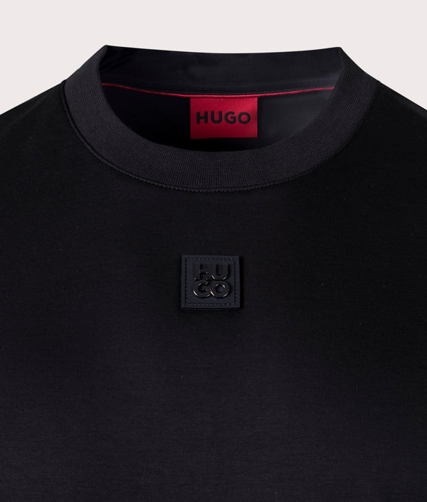 Dingley T-Shirt Black | HUGO | EQVVS