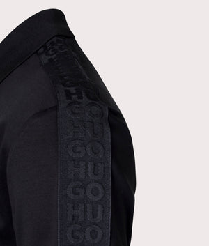 Deabo-Polo-Shirt-Black-HUGO-EQVVS-Detail-Image