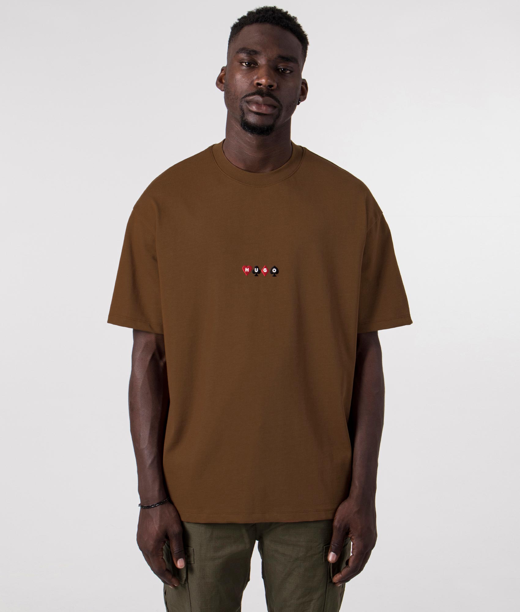 Oversized-Dorki-T-Shirt-Rust/Copper-HUGO-EQVVS