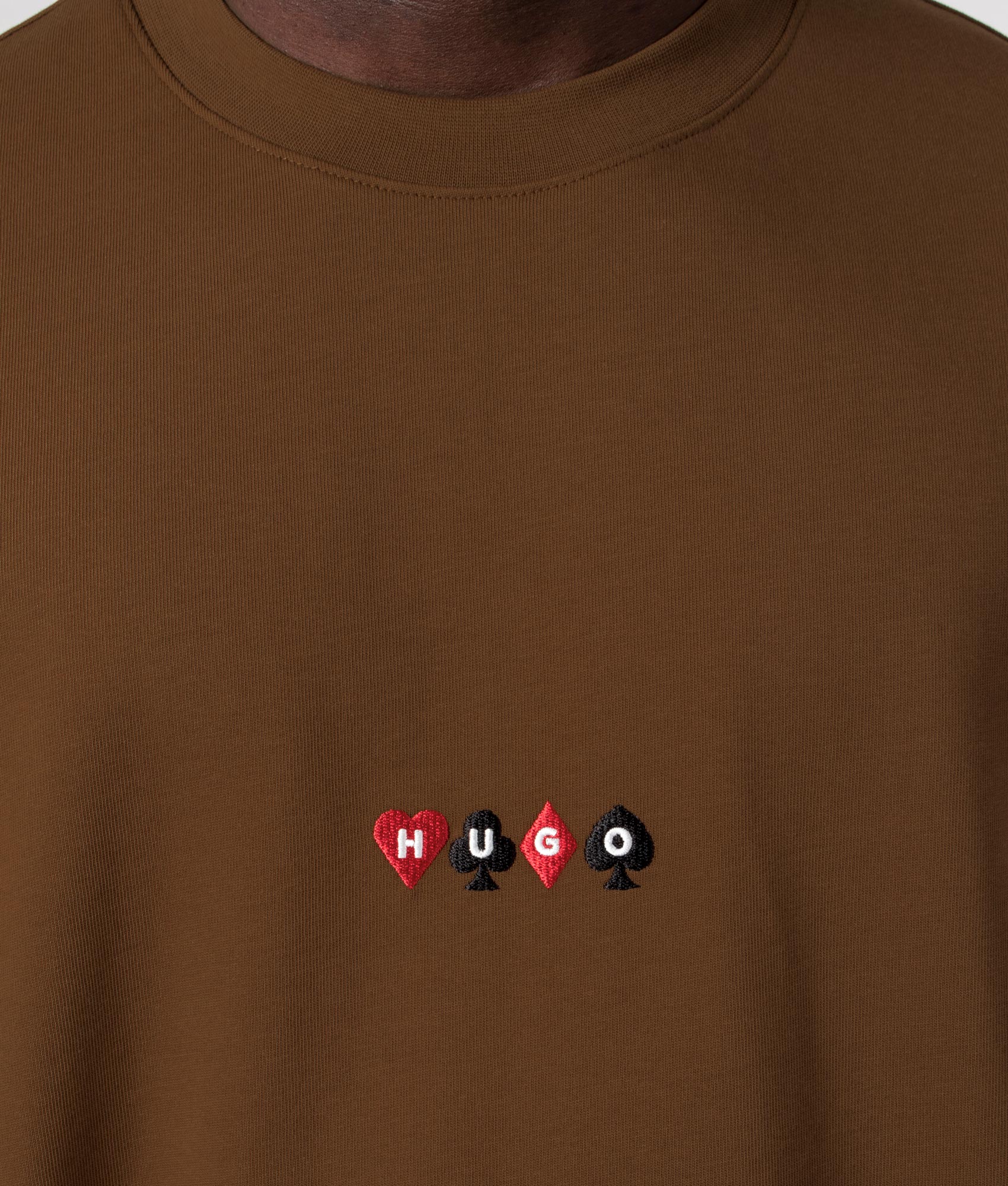 Oversized-Dorki-T-Shirt-Rust/Copper-HUGO-EQVVS