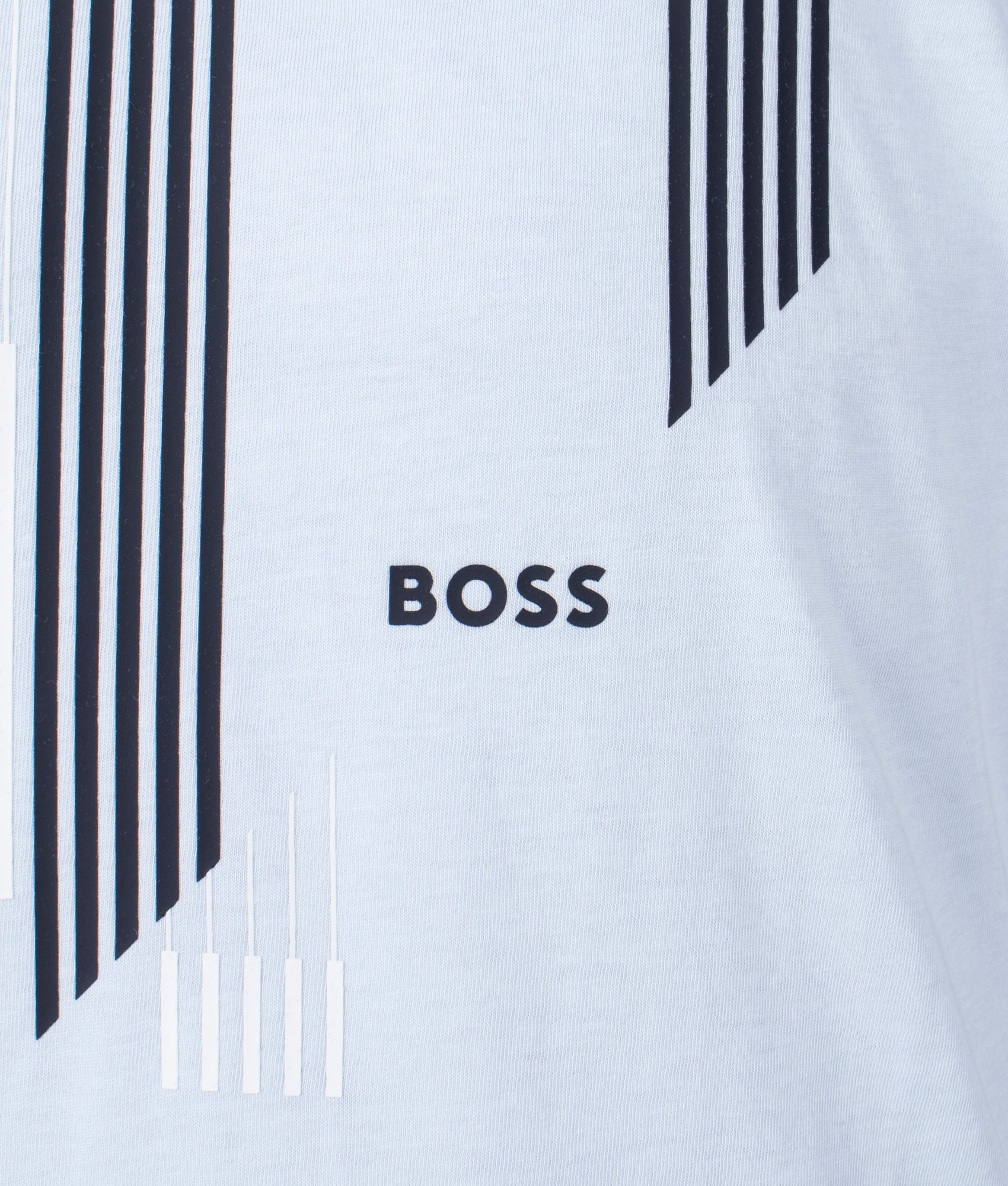 Tee 7 T-Shirt BOSS, Open Blue, EQVVS, Detail 