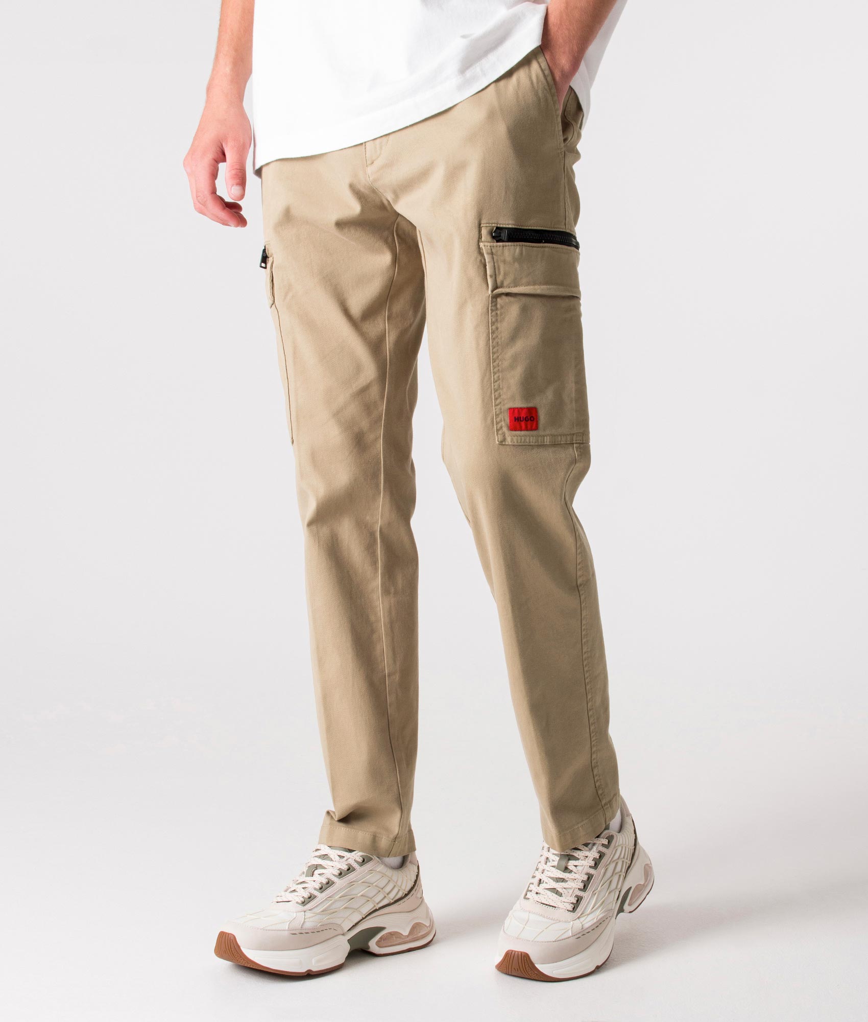 Slim-Fit-Glian231D-Cargos-Open-Brown-HUGO-EQVVS