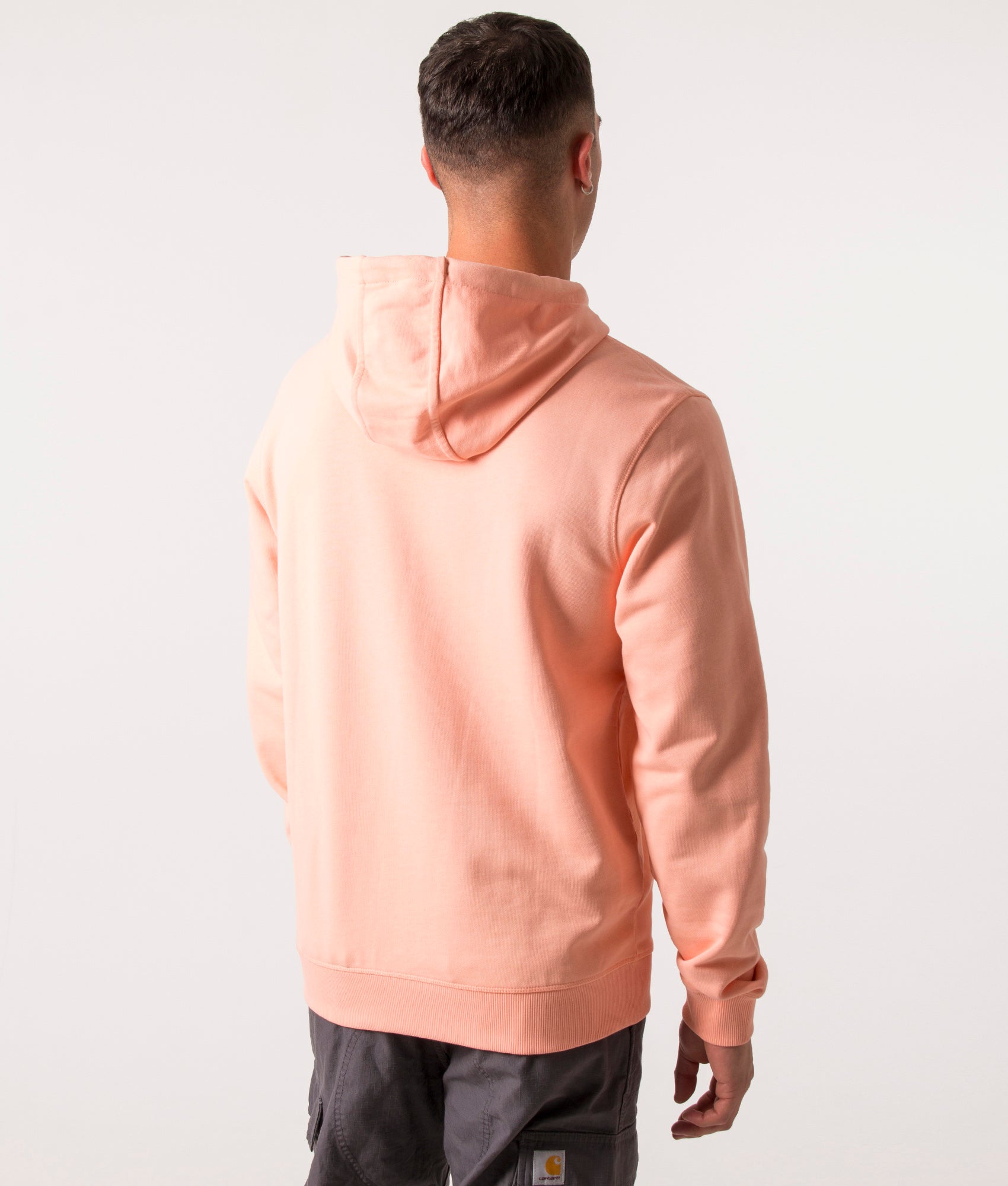Rubber-Logo-Daratschi-C-Hoodie-Light/Pastel-Red-HUGO-EQVVS
